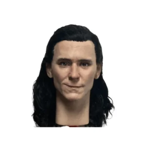 1/6 Scale Head Carving XT001 Tom Hiddleston Male Soldier Star Handwork PVC Head Long Neck Plant Hair 12Inch Action Figure Baby