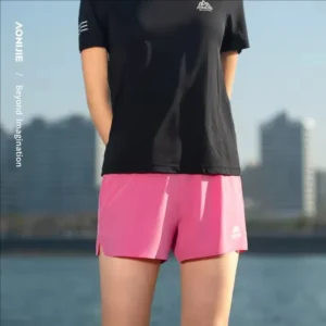 AONIJIE Sports Shorts Women's Breathable Summer Women Running Shorts Quick Dry Fitness Gym Clothing Marathon Jogging Sportswear