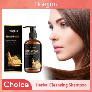 Ginseng Polygonum Multiflorum Shampoo Refreshing Oil Control Anti Dandruff Reduce Loss Repair Damaged Thicken Volumizing Hair