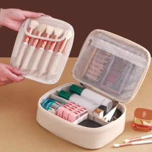 New Women'S Cosmetic Bag Portable Storage Bag Large Capacity Luxury Makeup Bag Travel Organizer Essentials Toiletry Bag